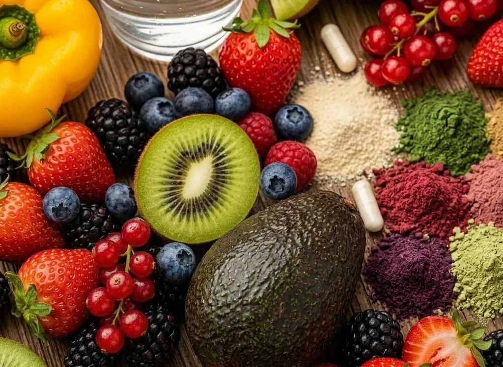 Obst, Gemüse und Nährstoffe: Superfoods, Kapseln und Pulver für optimale Nährstoffaufnahme